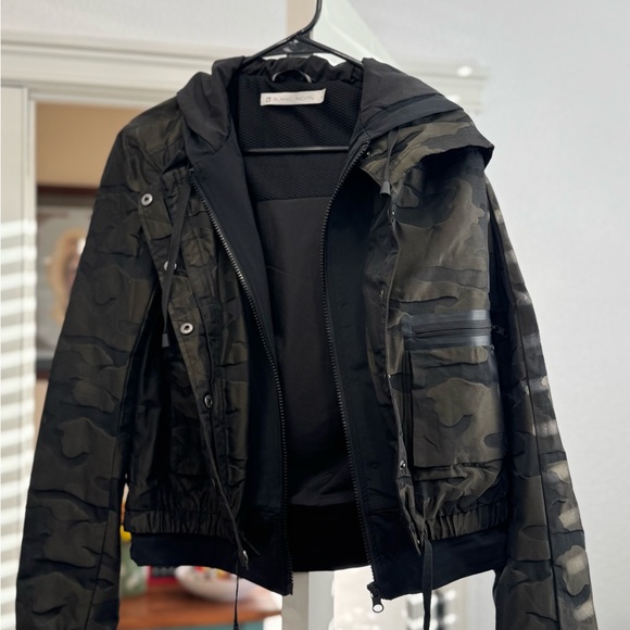 Blanc Noir Camo Aviator Jacket - Picture 1 of 9